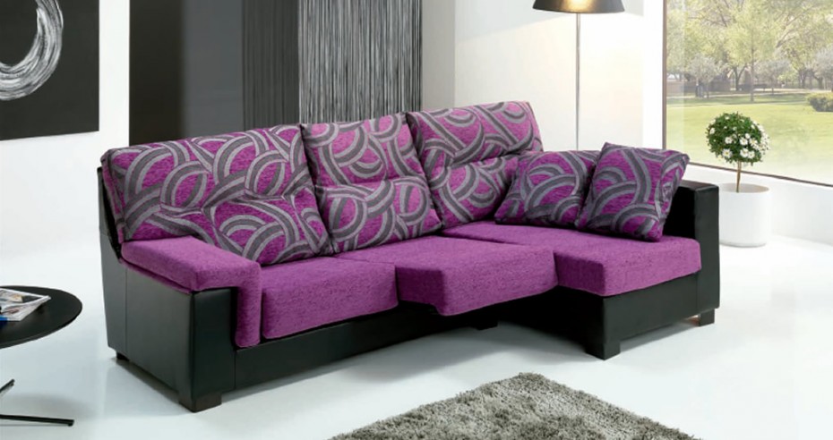 SOFA CHAISE LONGUE MOD.: ZAM